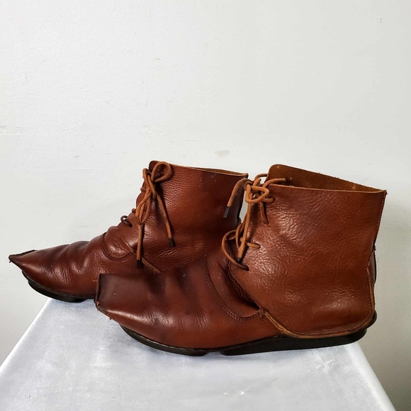 Trippen Schuhe Leather Ankle Brown Boots - Picture 9 of 15
